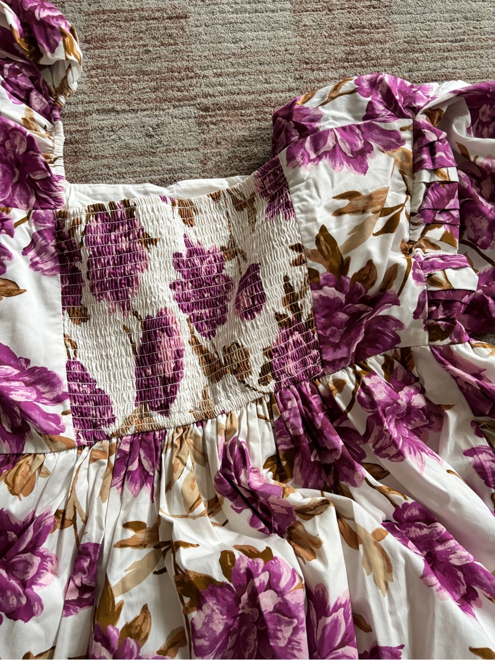 Women’s Abercrombie Floral Puff-Sleeve Sundress